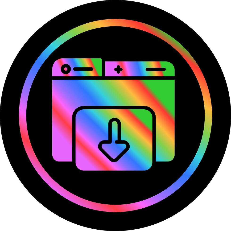 Downloading Vector Icon