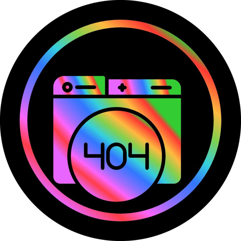 404 Error Vector Icon