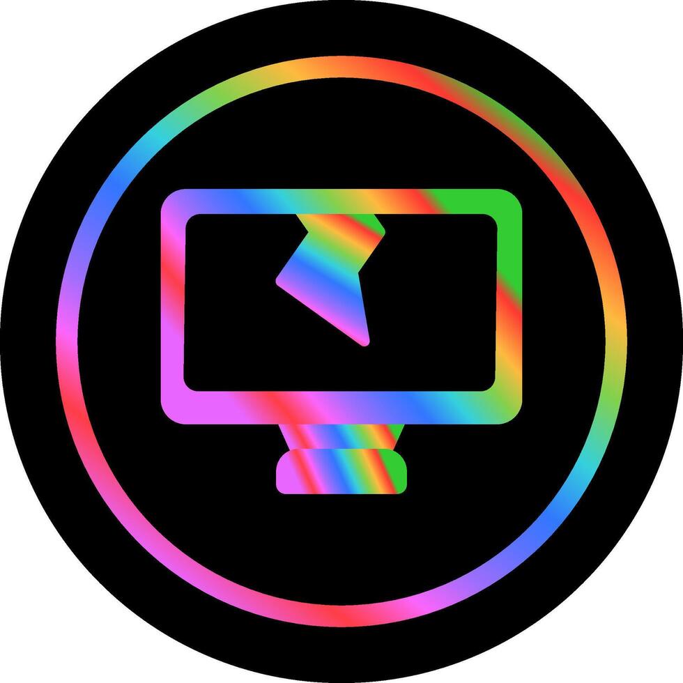 Cracked Vector Icon
