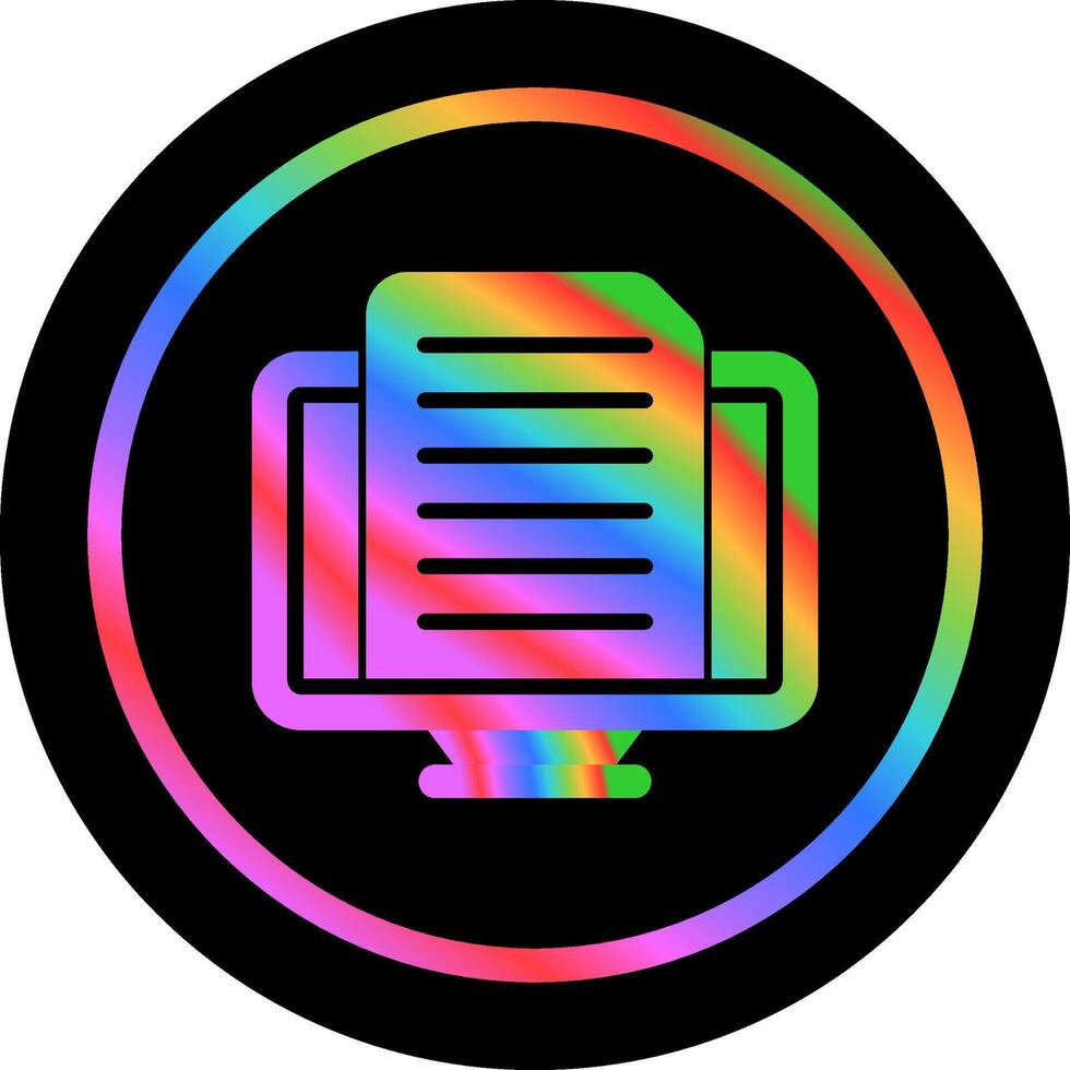 Desktop Vector Icon
