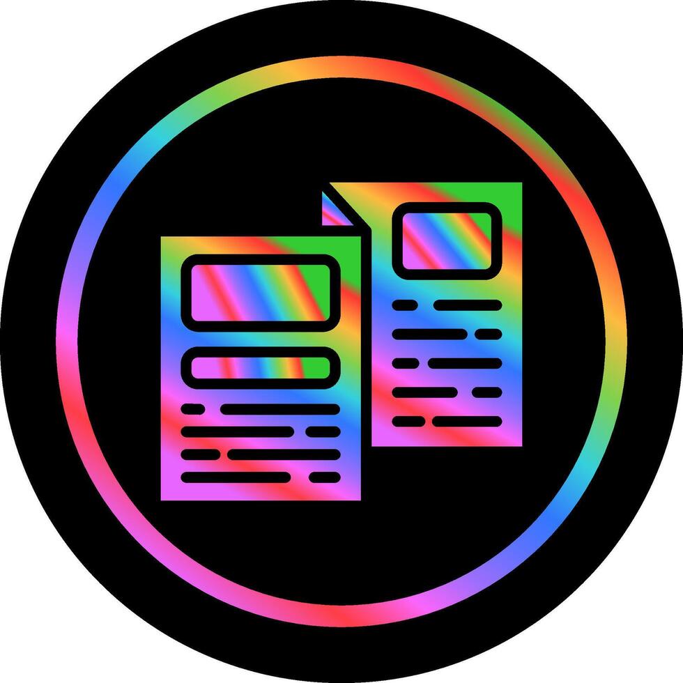 Brochure Vector Icon