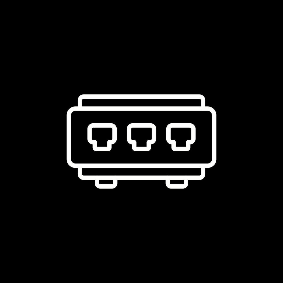 Network Switch Vector Icon
