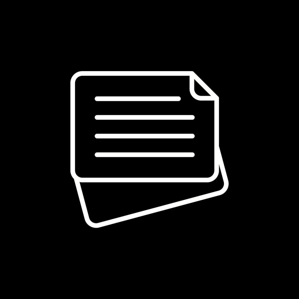 Sticky Note Vector Icon