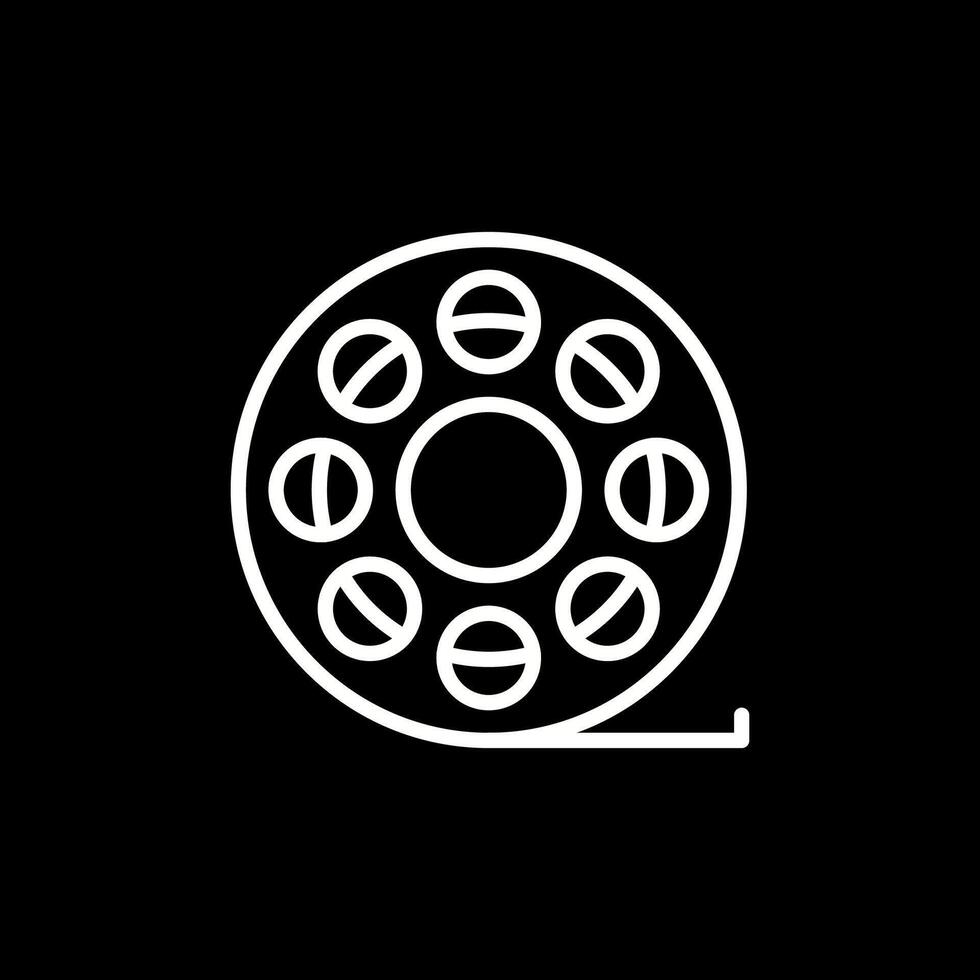 Film Reel Vector Icon