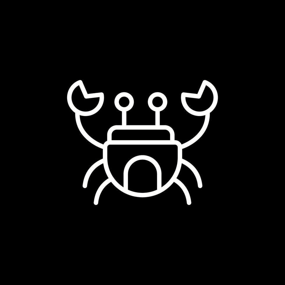 Crab Vector Icon