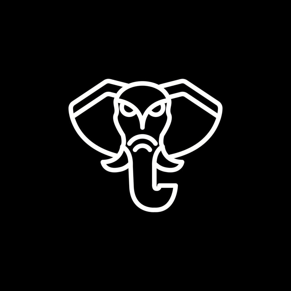 Elephant Vector Icon