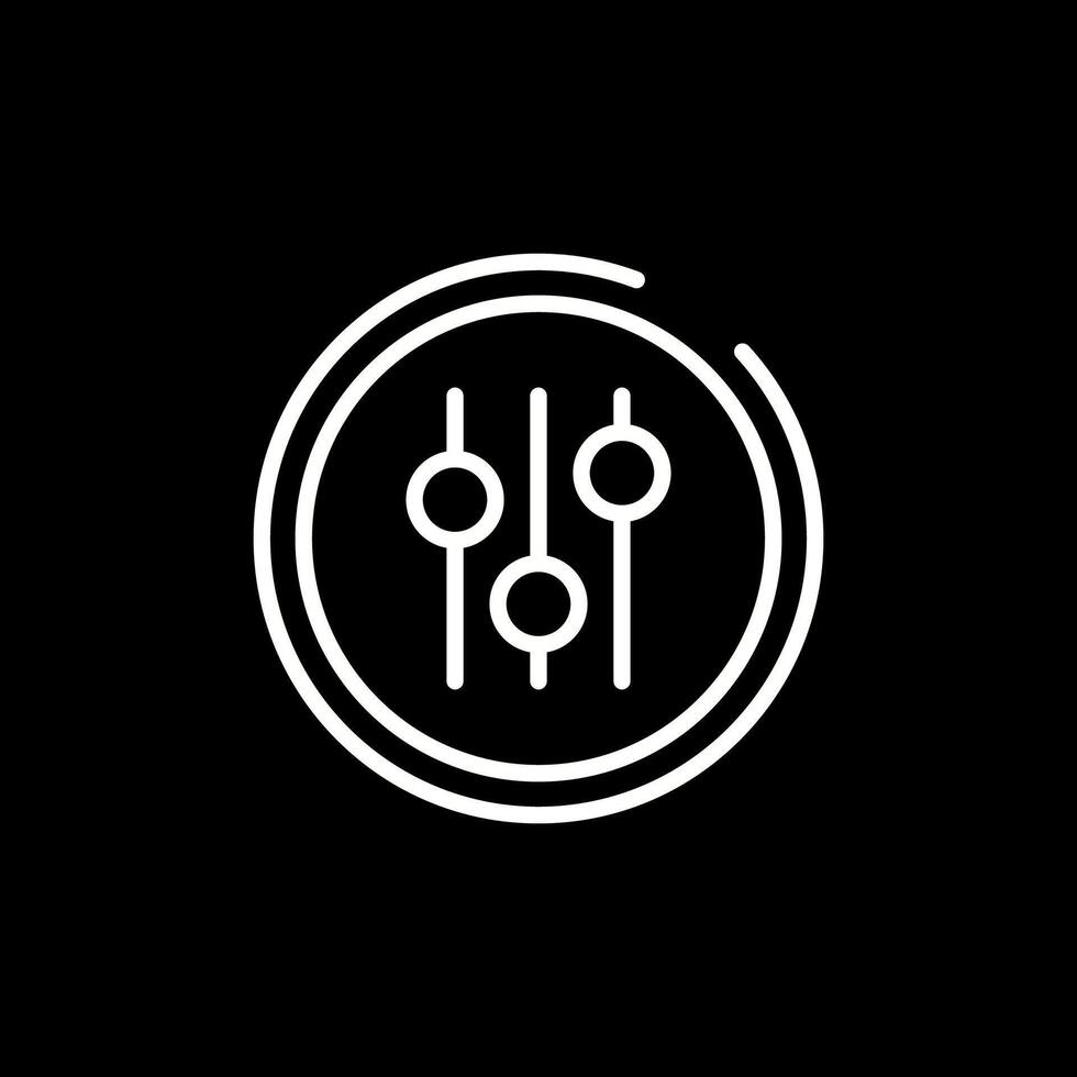 Audio Equalizer Vector Icon