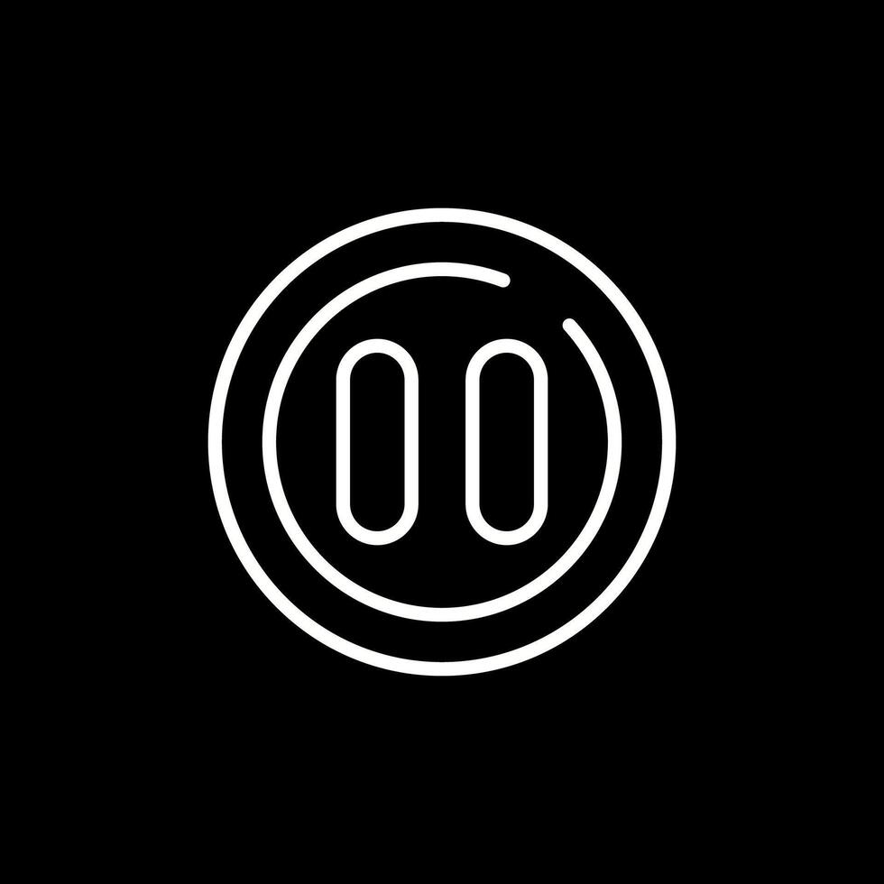 Pause Circle Vector Icon