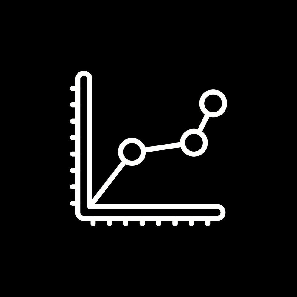 Line Chart Vector Icon