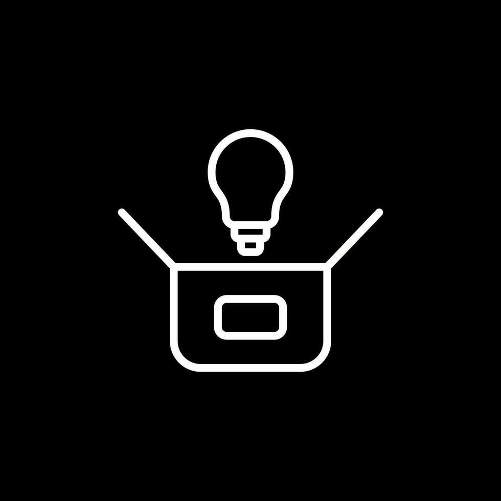 Think Outside The Box Vector Icon