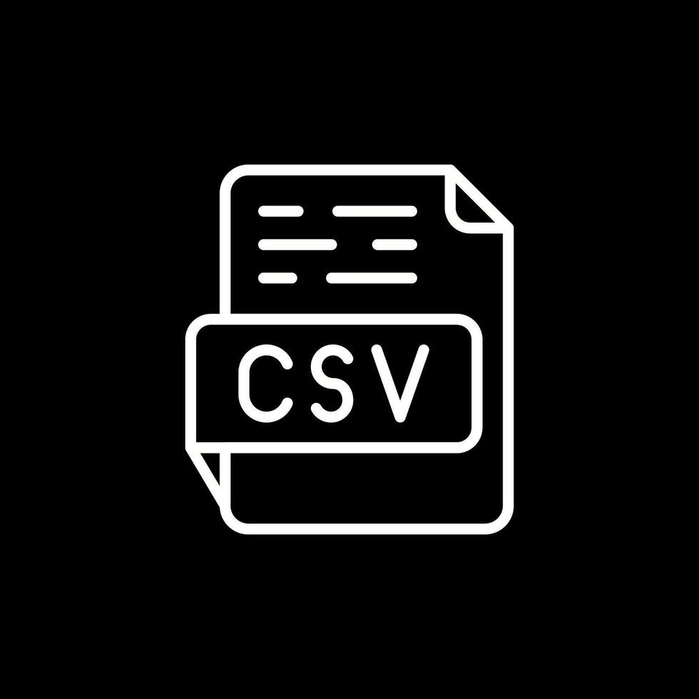 CSV Vector Icon