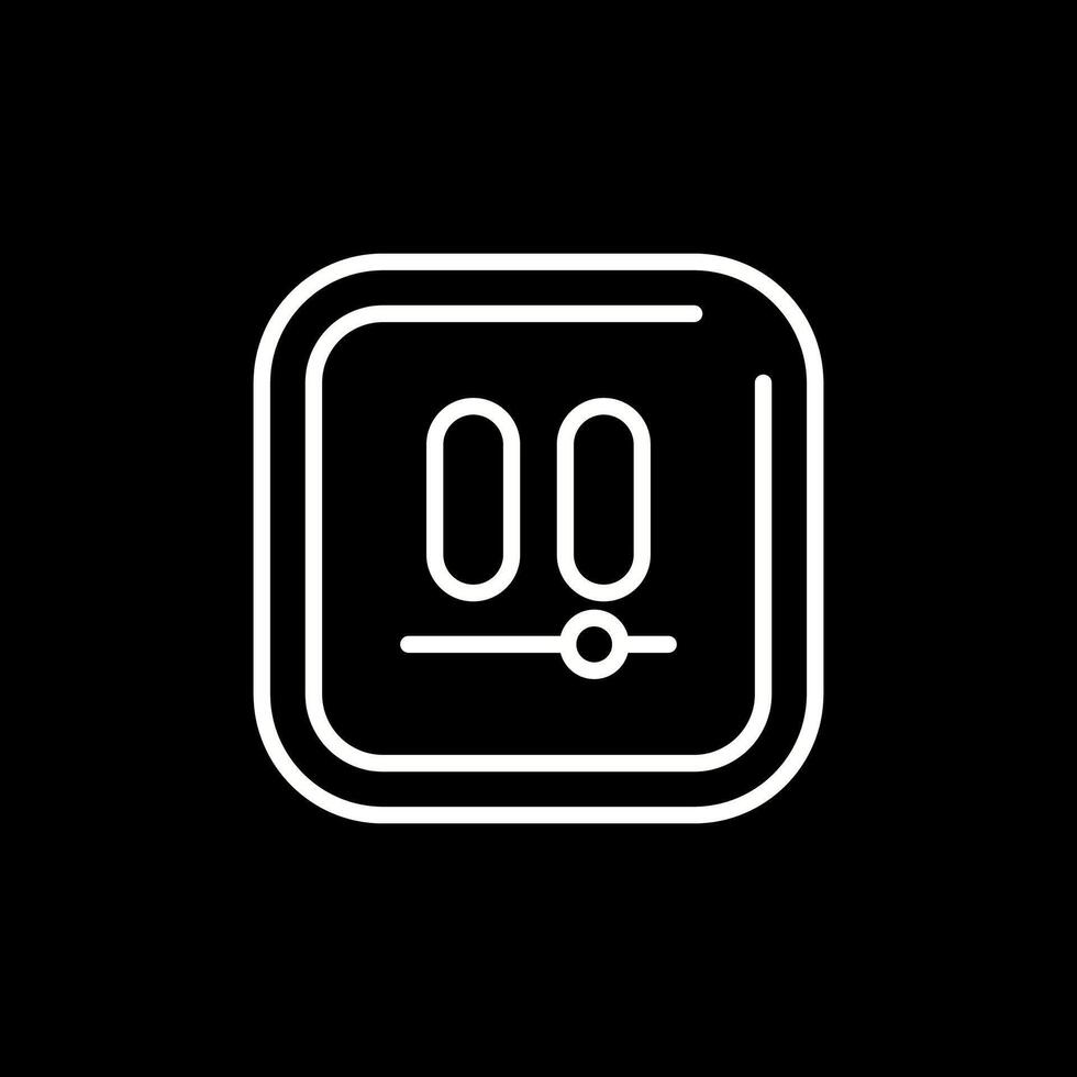 Video Pause Square Vector Icon