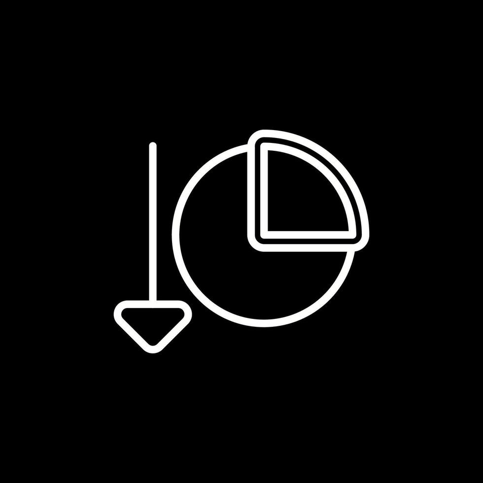Chart Decreasing Vector Icon