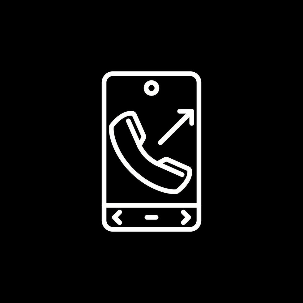 Out Going Call Vector Icon
