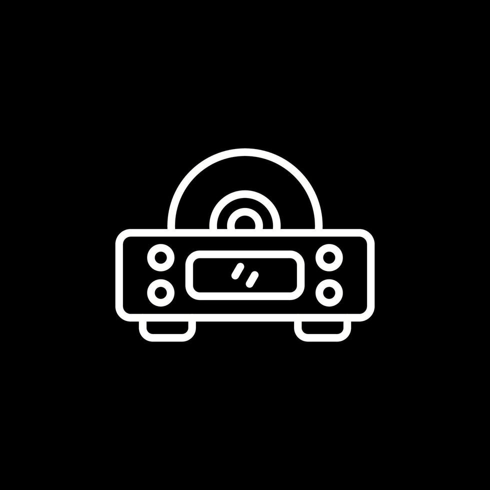 Cd Player Vector Icon