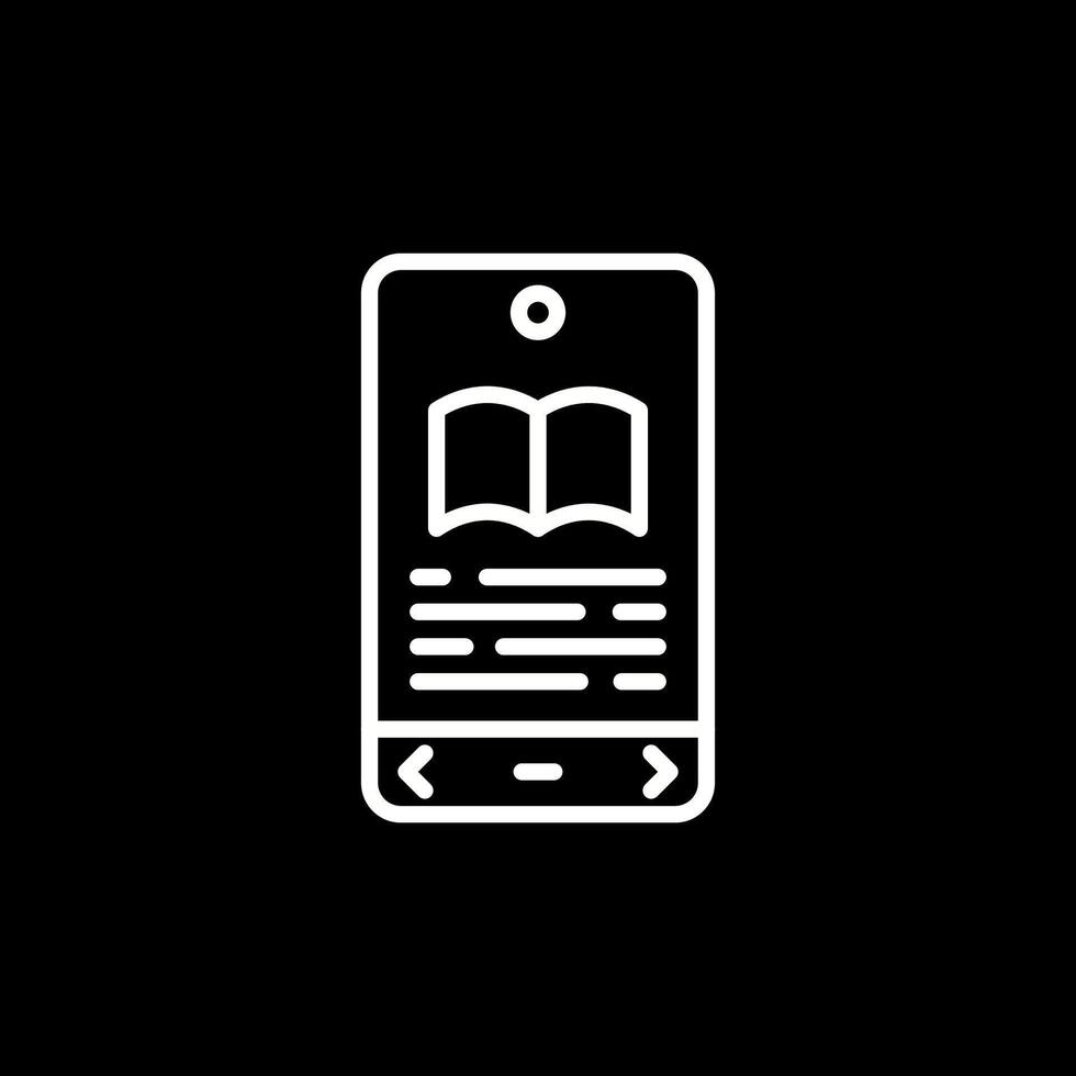 E book Reader Vector Icon