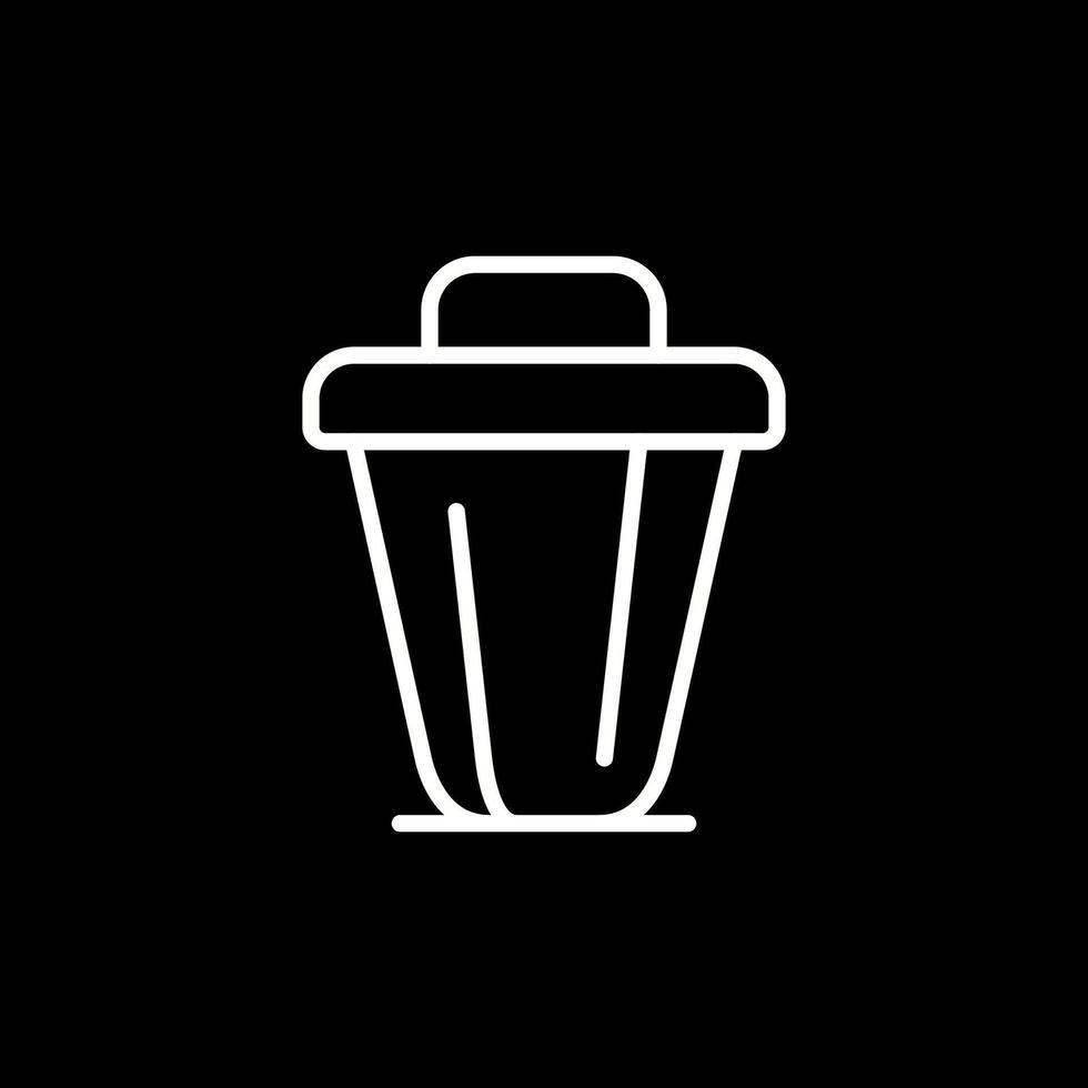 icono de vector de basura