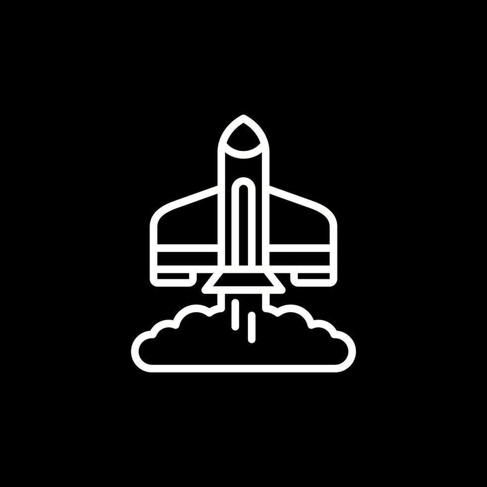 Rocket Launch Vector Icon