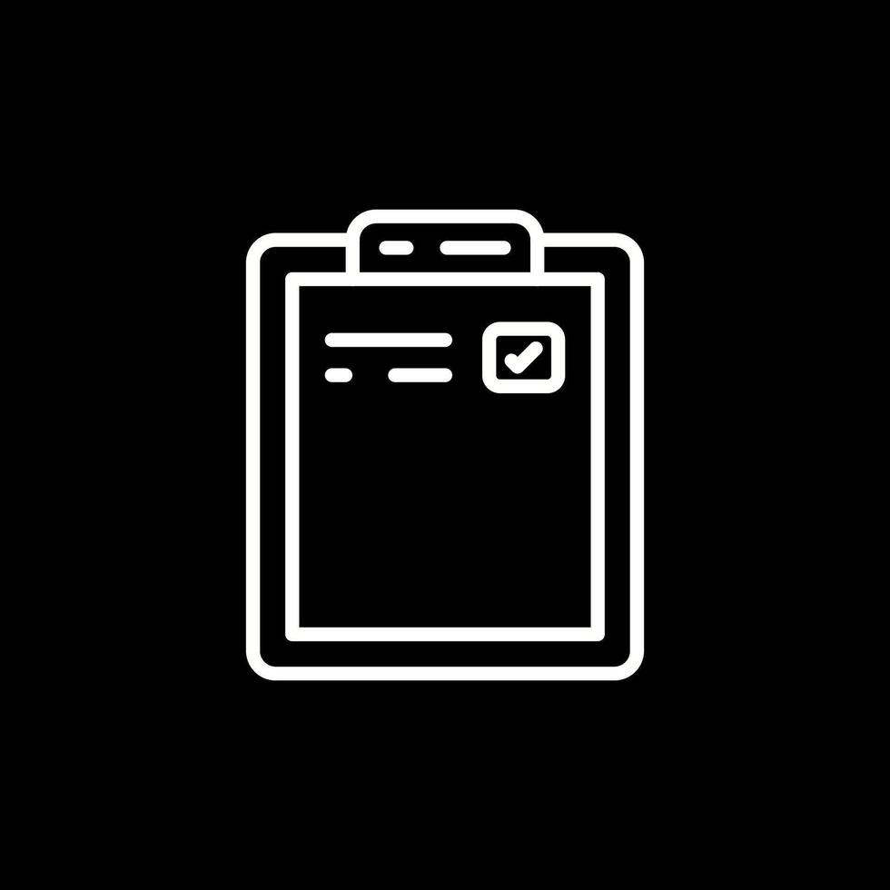 Clipboard Vector Icon