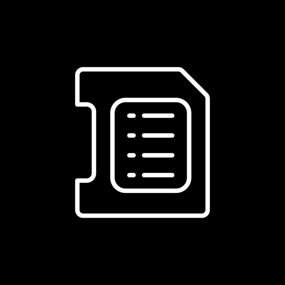 Sd Card Vector Icon