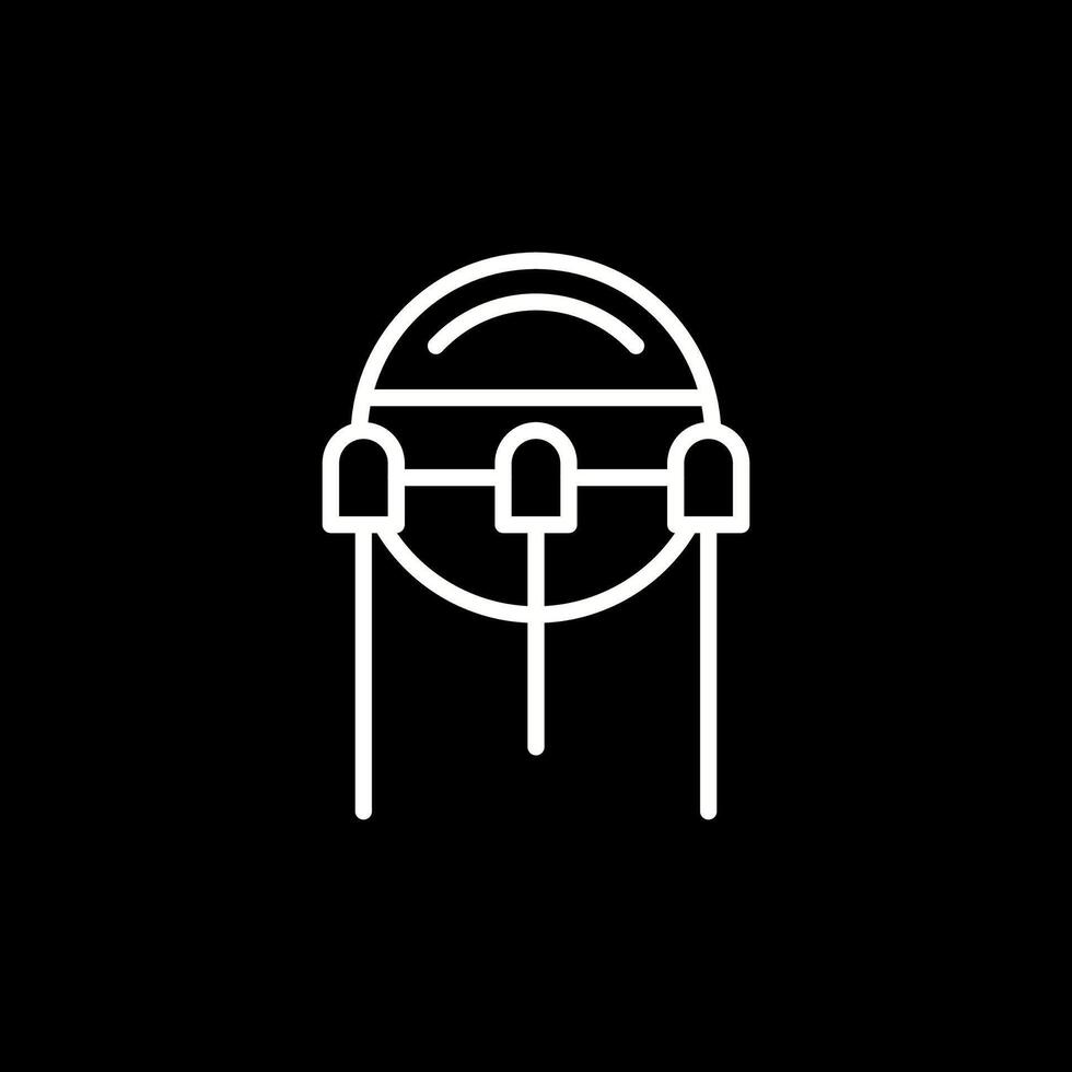 icono de vector de sputnik