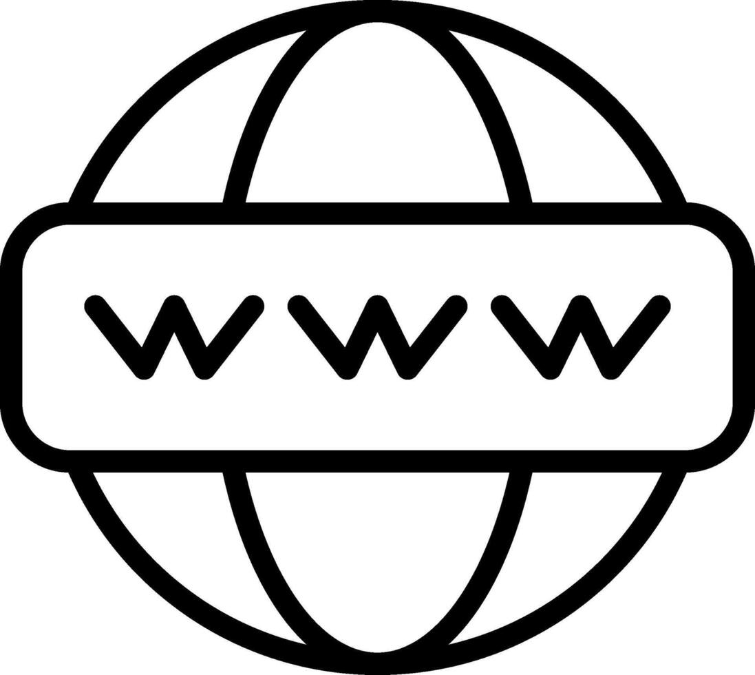 World Wide Web Vector Icon