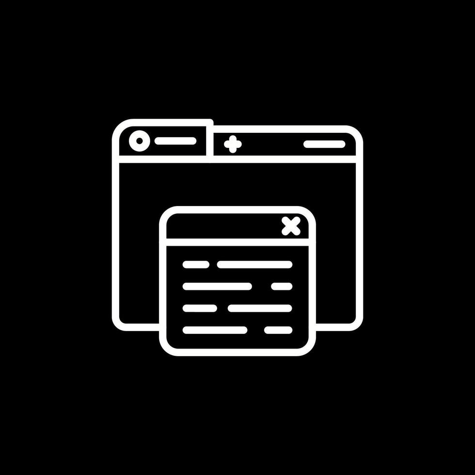Pop Up Vector Icon