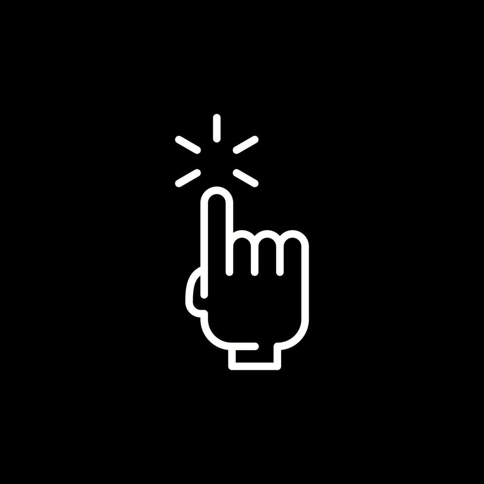 Click Vector Icon