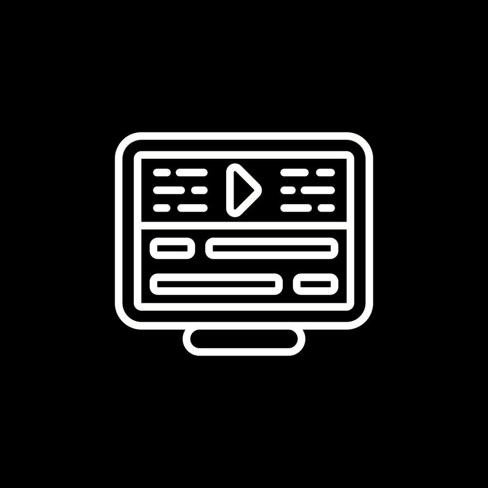 Video Editing Vector Icon