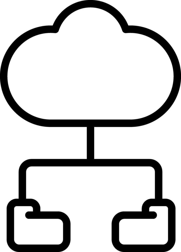 Cloud Computing Vector Icon