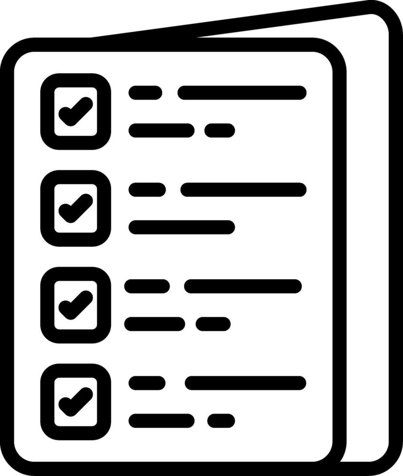 List Vector Icon