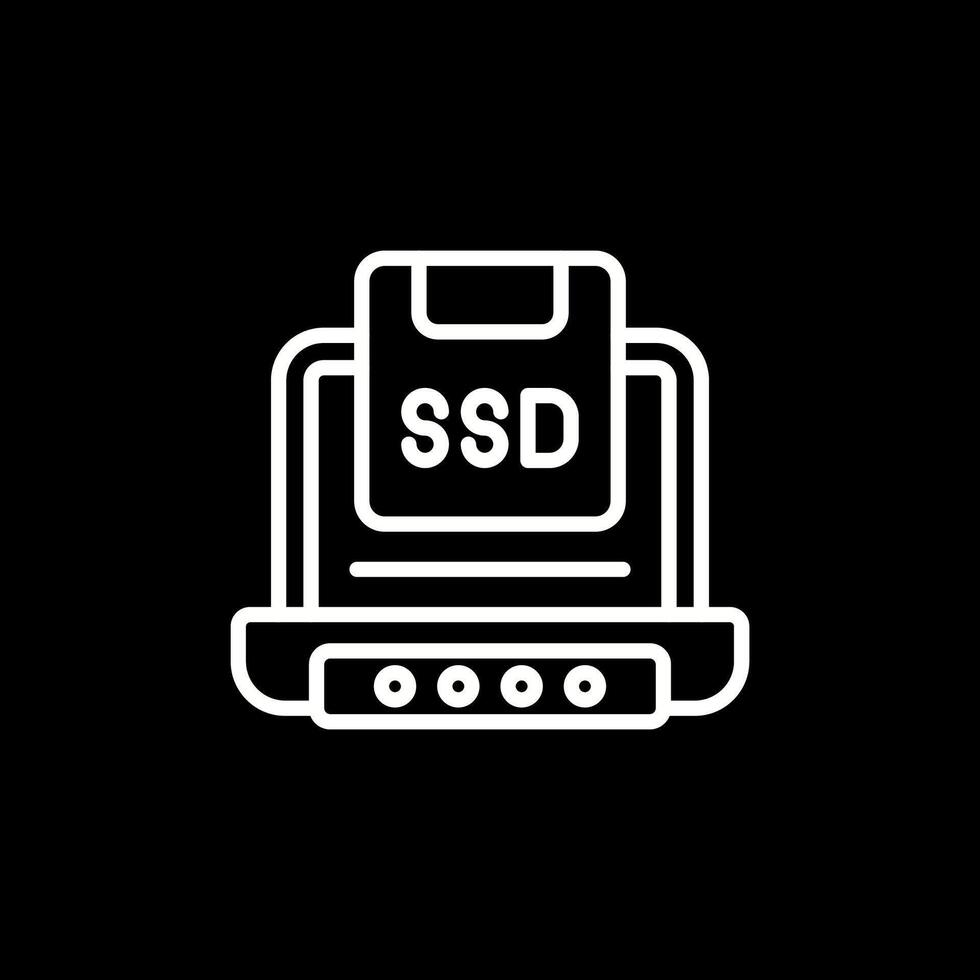 Solid State Drive Vector Icon