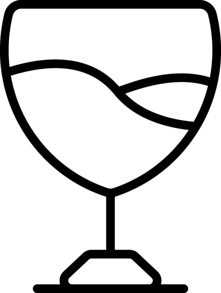 Wine Glass Vector Icon