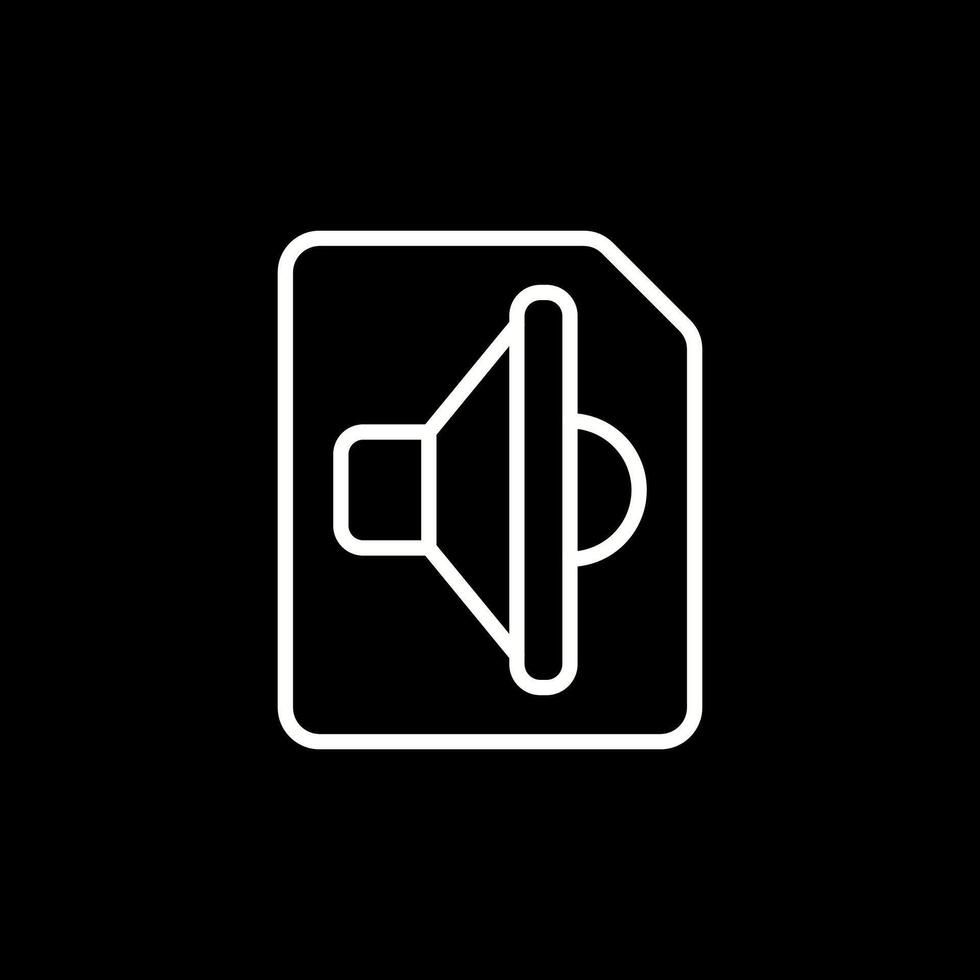 Audio File Vector Icon