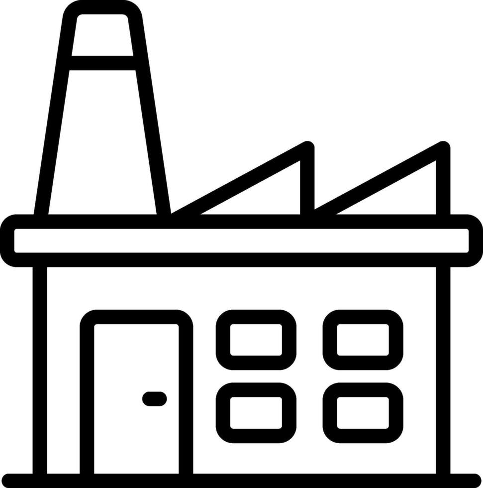 Factory Vector Icon