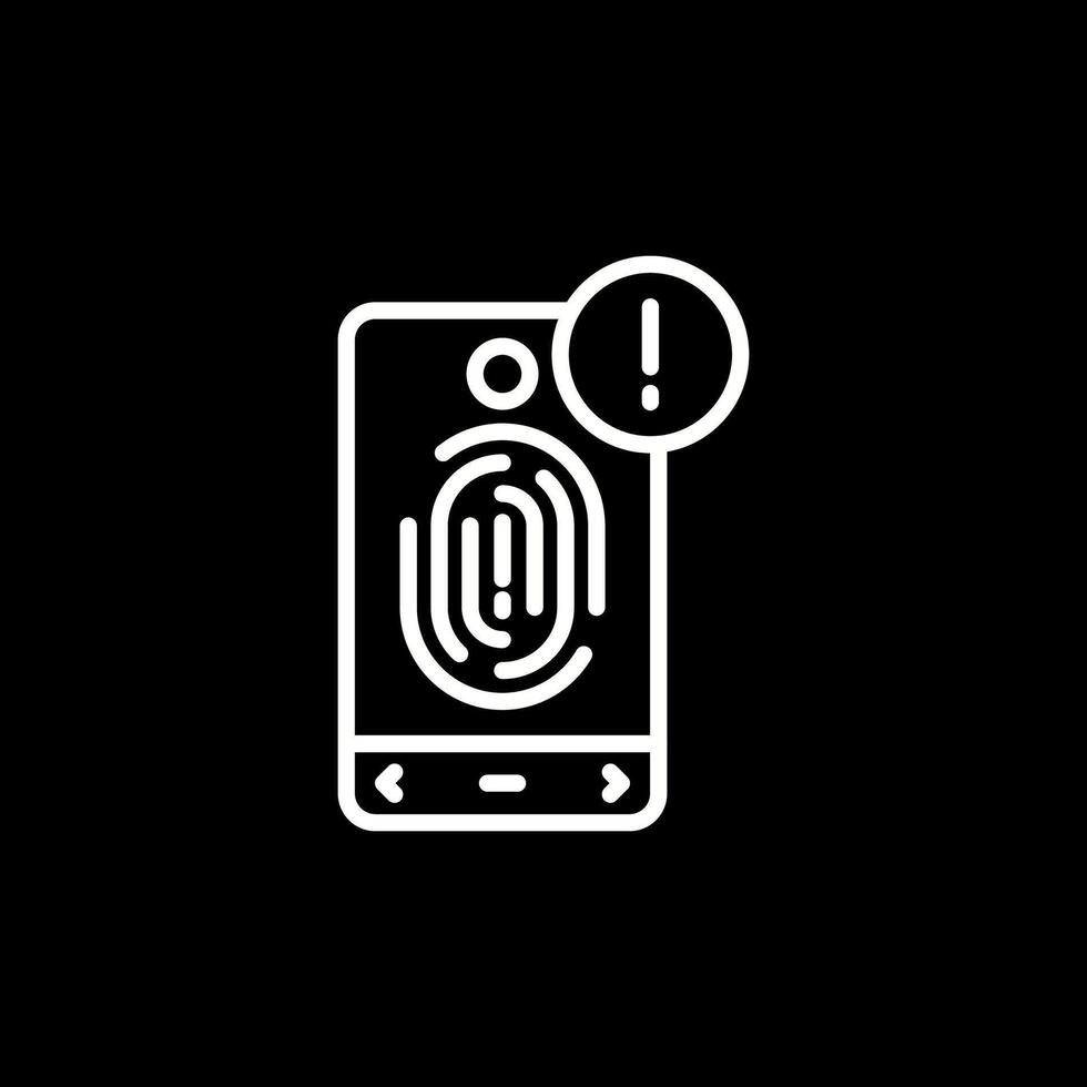 Biometric Identification Vector Icon