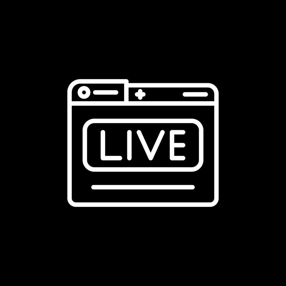 Live Stream Vector Icon