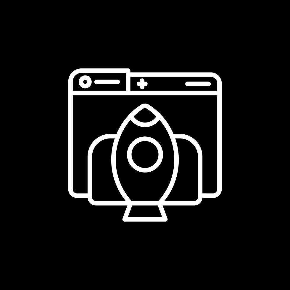 Rocket Launch Vector Icon