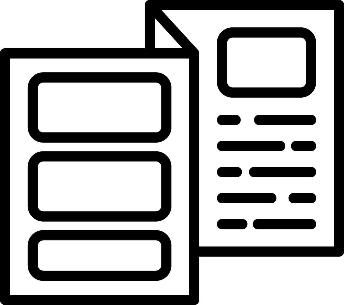 Brochure Vector Icon
