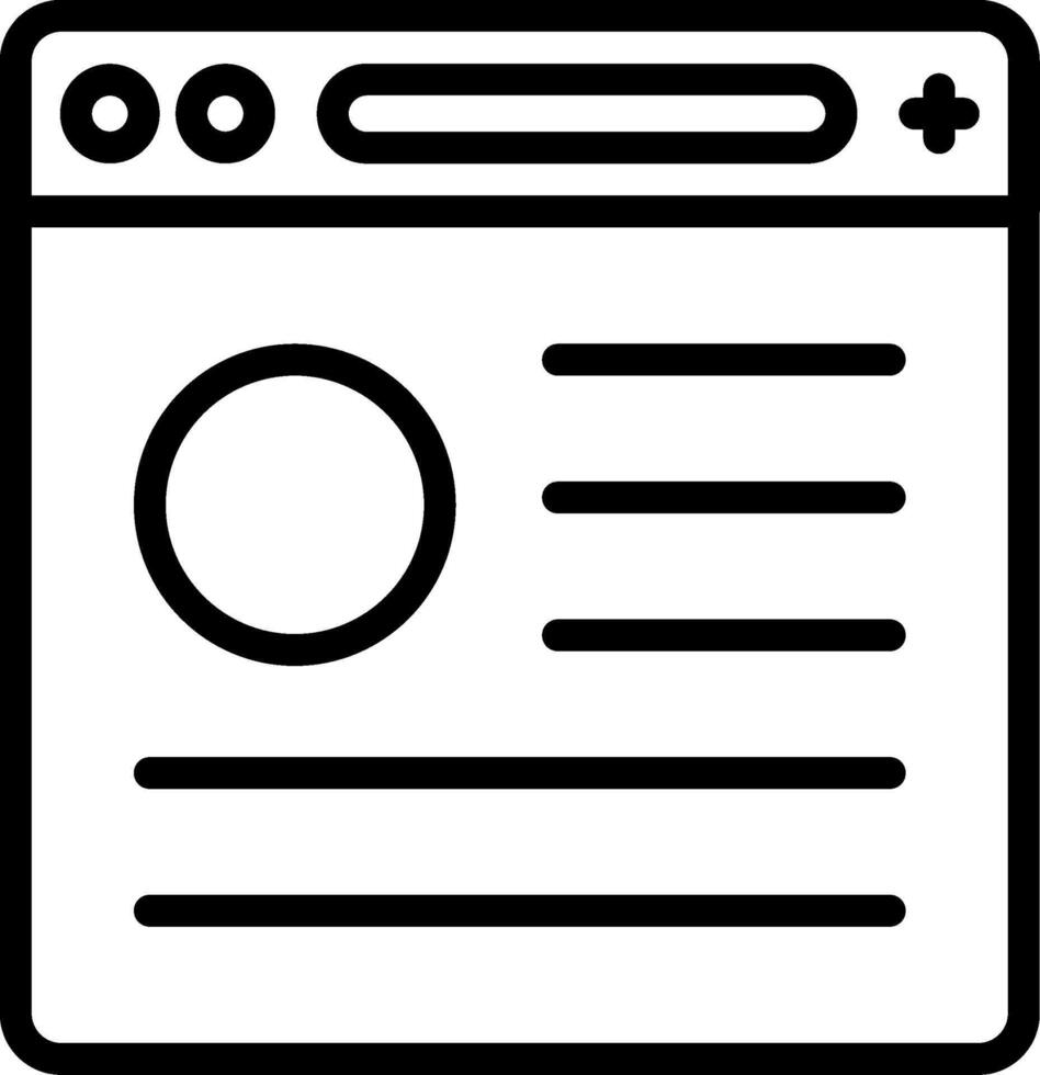 Browser Vector Icon