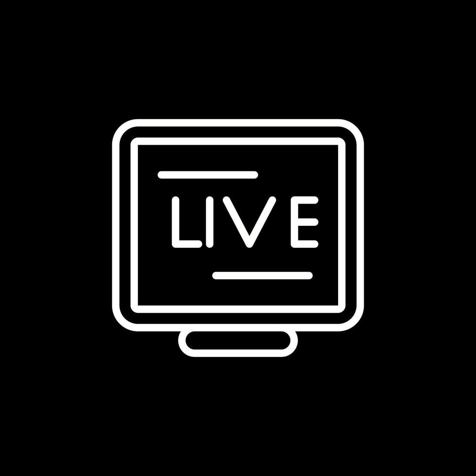 Live Stream Vector Icon