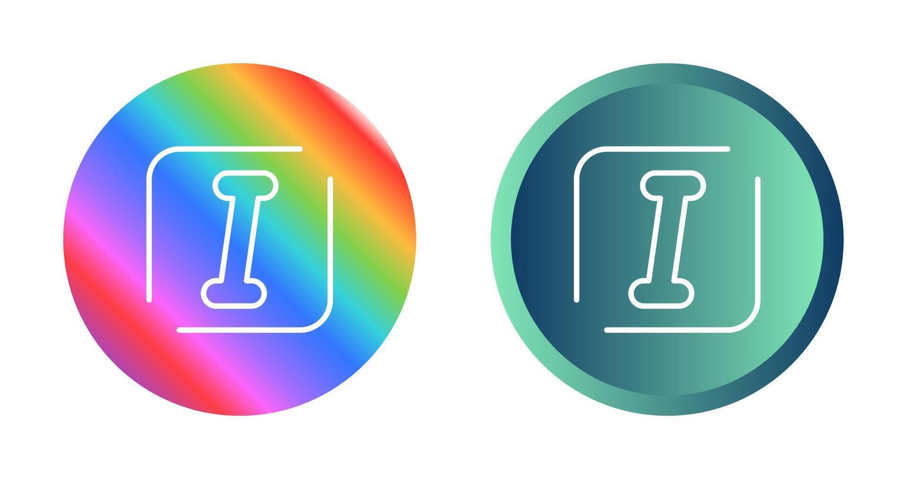 Italic Vector Icon