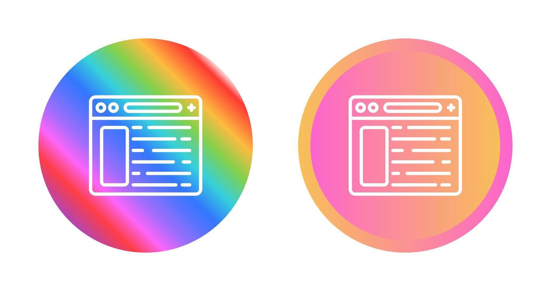 Browser Vector Icon