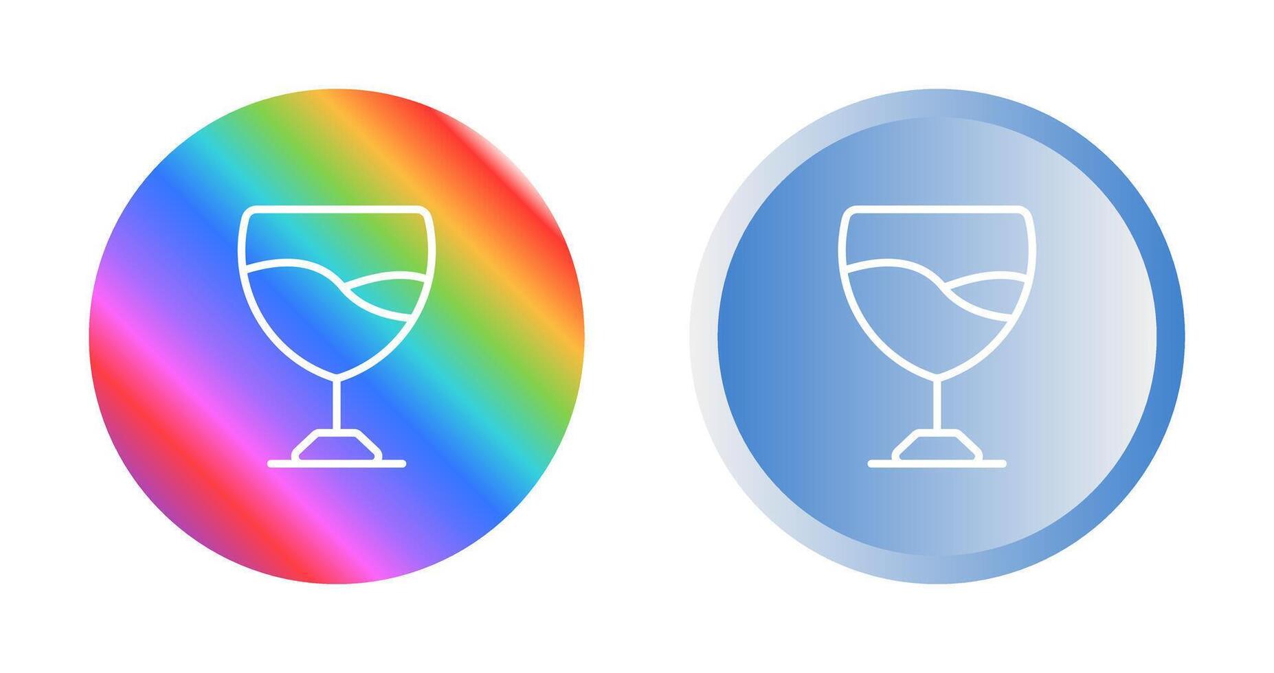 icono de vector de copa de vino