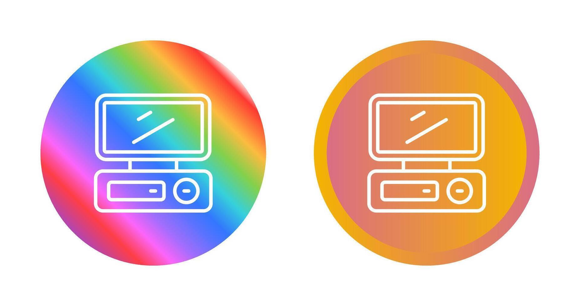 Desktop Vector Icon