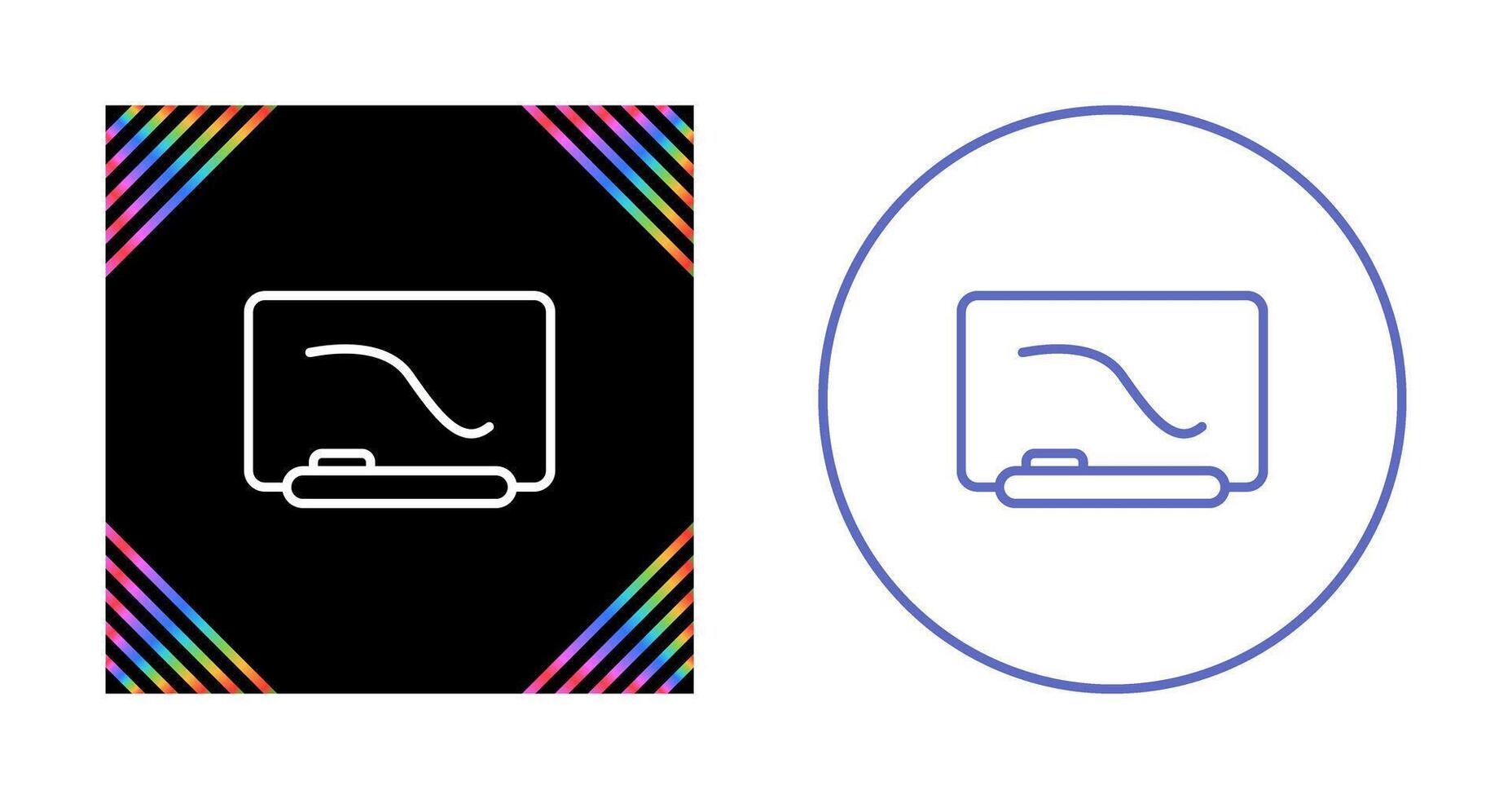Interactive Whiteboard Vector Icon