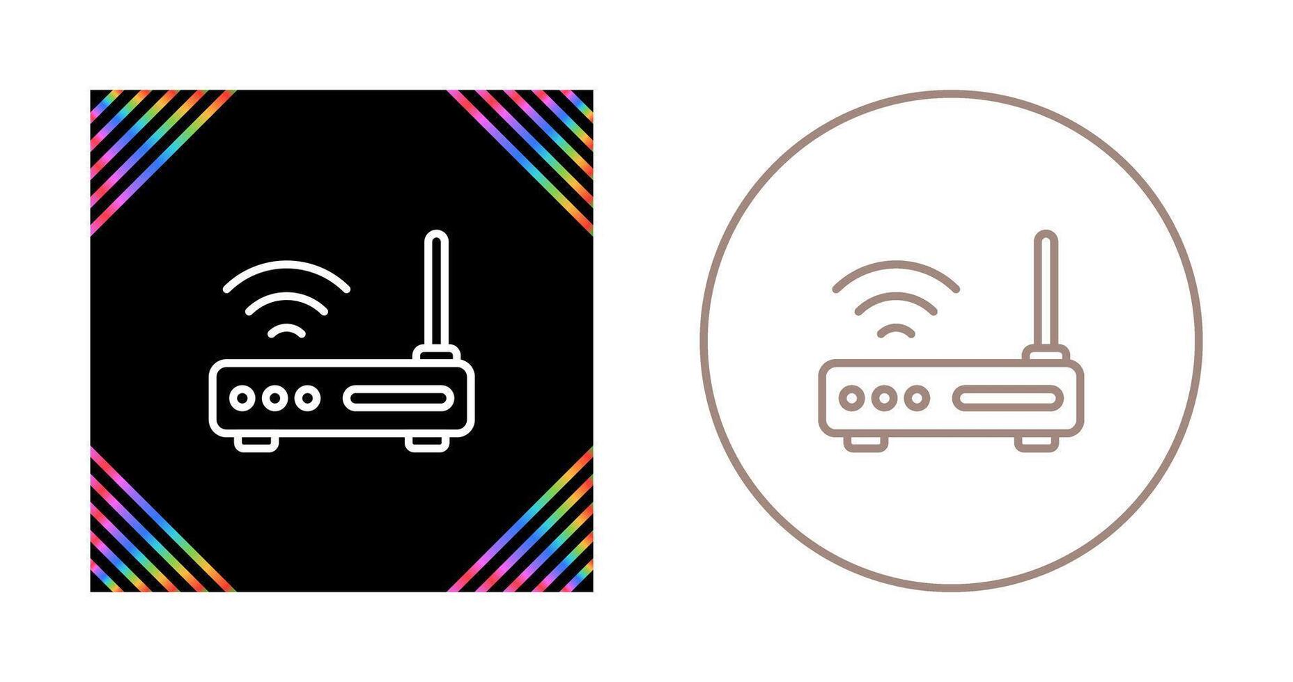Wi-Fi Router Vector Icon