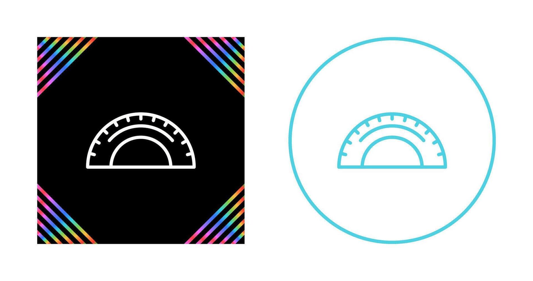 Protractor Vector Icon
