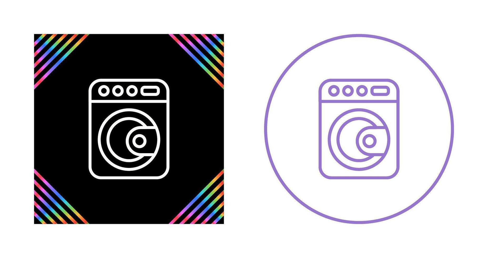 Washing Machine Vector Icon