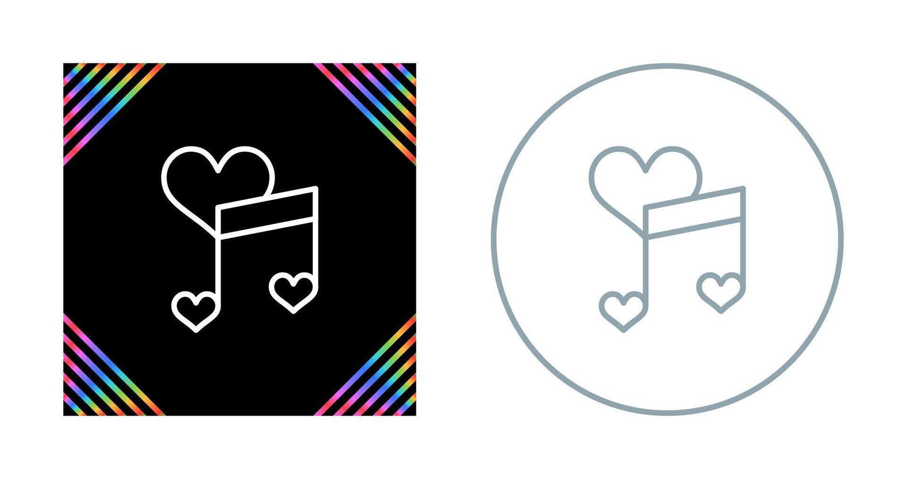 Love songs Vector Icon